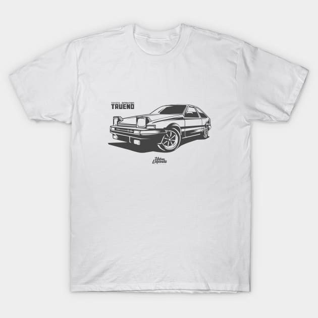 Toyota Trueno AE86 (Hachiroku) T-Shirt by Carlito